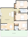 Three Bedroom One Half Bath